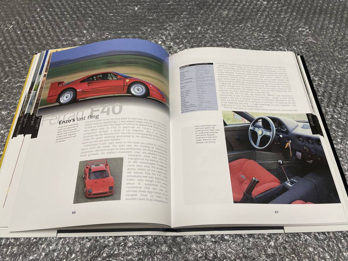 洋書★1990年代のスポーツカー【写真集】★フェラーリ ポルシェ ブガッティ ロータス等 スーパーカー★送料無料_画像4