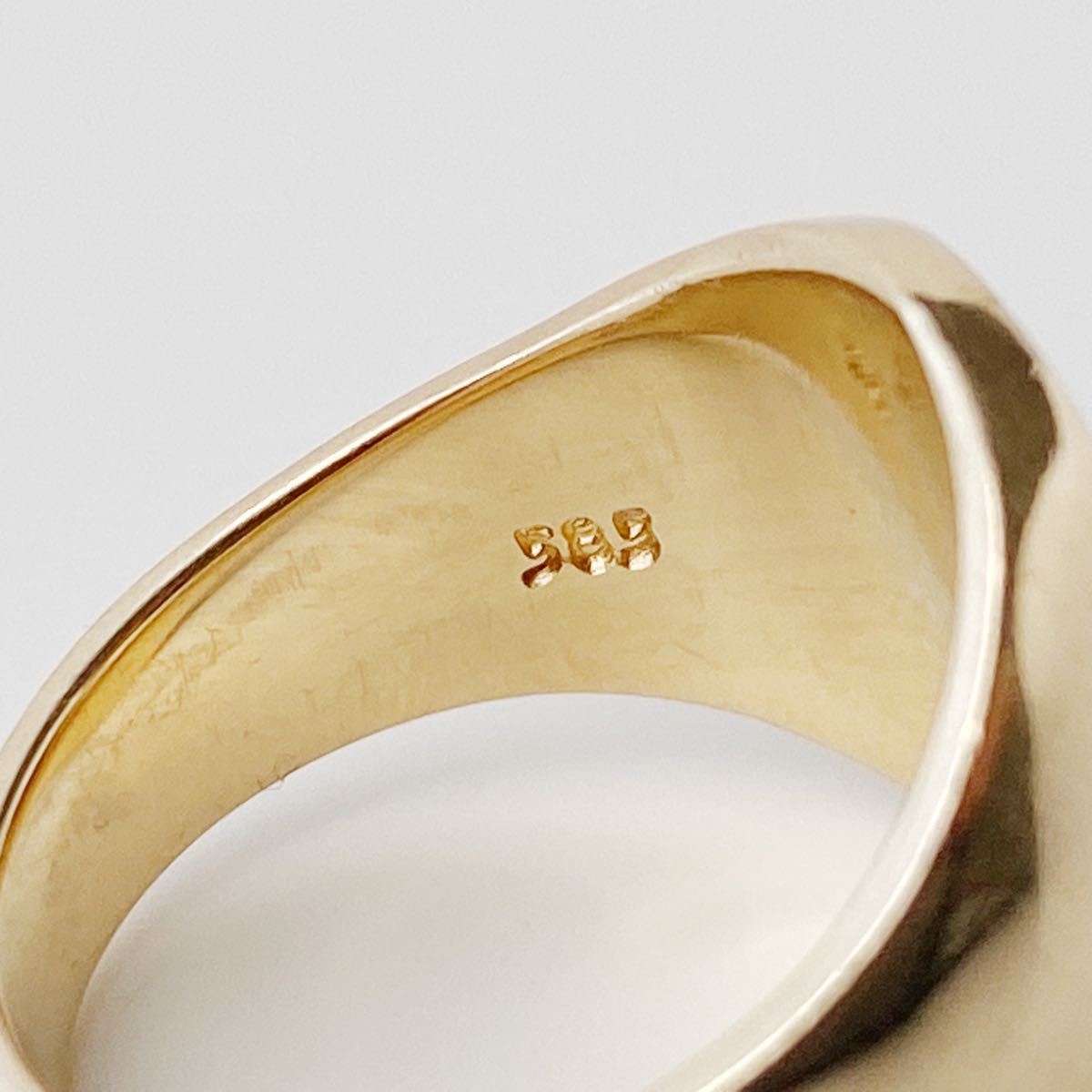 Vintage Tiffany&co. 14K Signet Ring ヴィンテージティファニー ティファニー シグネットリング ゴールド シグネチャーリング 指輪 14金の画像5