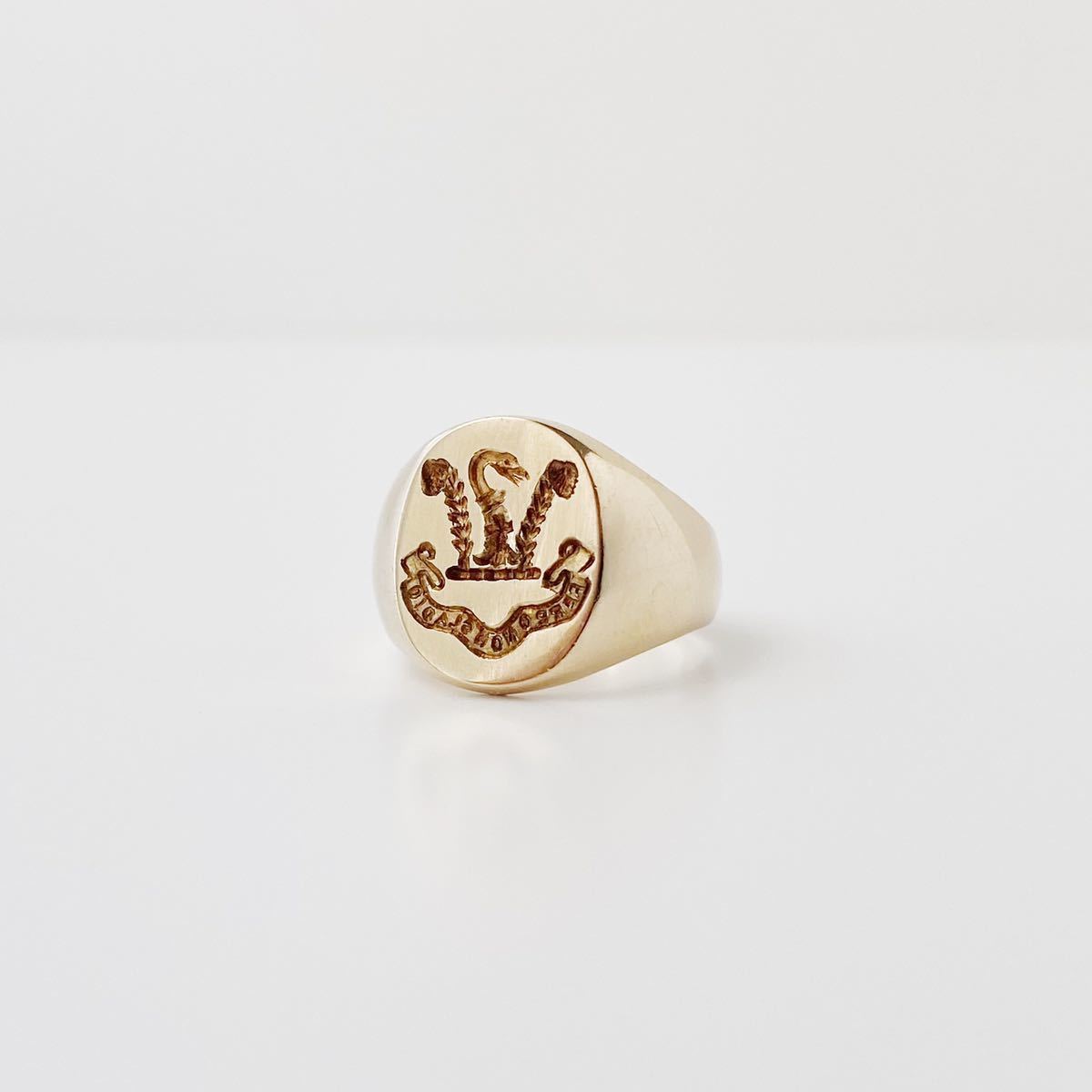 Vintage Tiffany&co. 14K Signet Ring ヴィンテージティファニー ティファニー シグネットリング ゴールド シグネチャーリング 指輪 14金