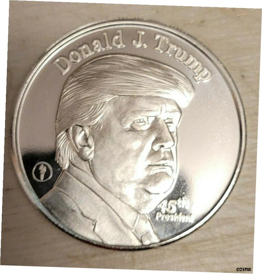 高価値 トランプコイン アンティークコイン NGC PCGS 1 Oz Silver - Donald J Trump - 45th P #6874  - その他 - smssvg.org