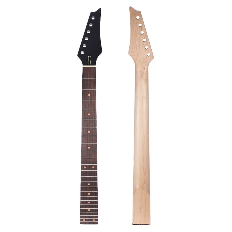 人気 エレクトリックギターブラック用メイプルネック 24フレット ギター エレクトリックギター ネック メイプルネック ローズウッド 6