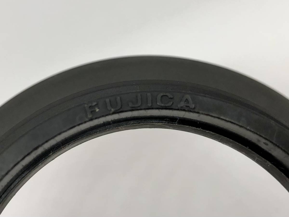 送料無料 ★ FUJICA 富士フイルム かぶせ式 ラバー レンズフード 57ｍｍ レンズ フード カメラ パーツ デッドストック 当時物 希少 廃盤品