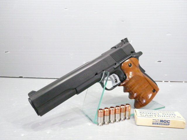最新・限定 ☆1円~訳有♪マギー風フォルム♪COLT コルト ガバメント ゴールドカップ ナショナルマッチ HW SPG モデルガン 木製グリップ付 管理/358☆ 最新・限定 ☆1円~訳有♪マギー風フォルム♪COLT コルト ガバメント ゴールドカップ ナショナルマッチ HW SPG モデルガン 木製グリップ付 管理/358☆