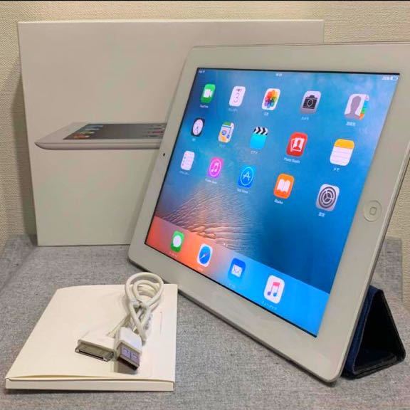 卸売 美品 iPad 第2世代 16GB Wi-Fi + Cellular/外箱付属品有り/完動品
