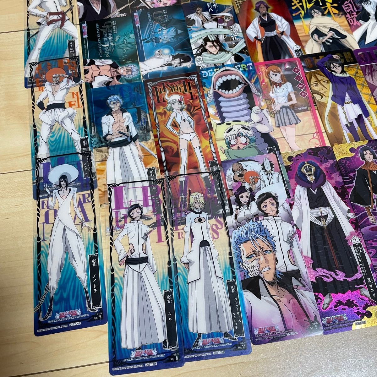 BLEACH ブリーチ トレーディング クリアカード プラスチック BLEACH ブリーチ トレーディング クリアカード プラスチック