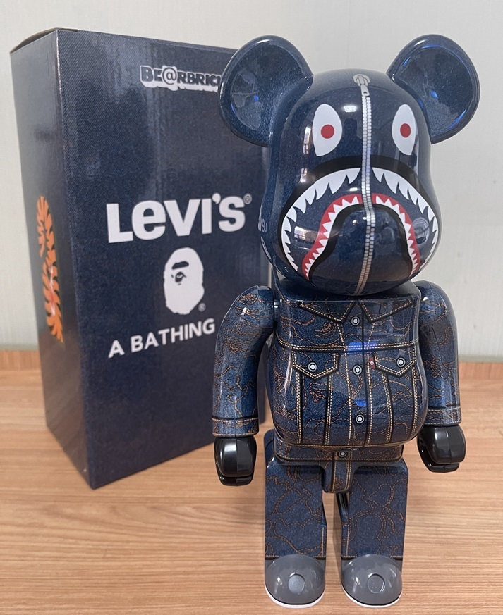 新品 BAPE x BE@RBRICK Levi's A BATHING APE 400% ベアブリック