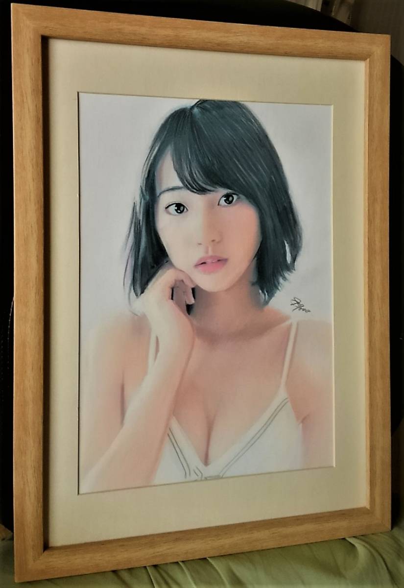 絵画 色鉛筆画 女性 S.Tomo 「作品665」 i-img825x1200-