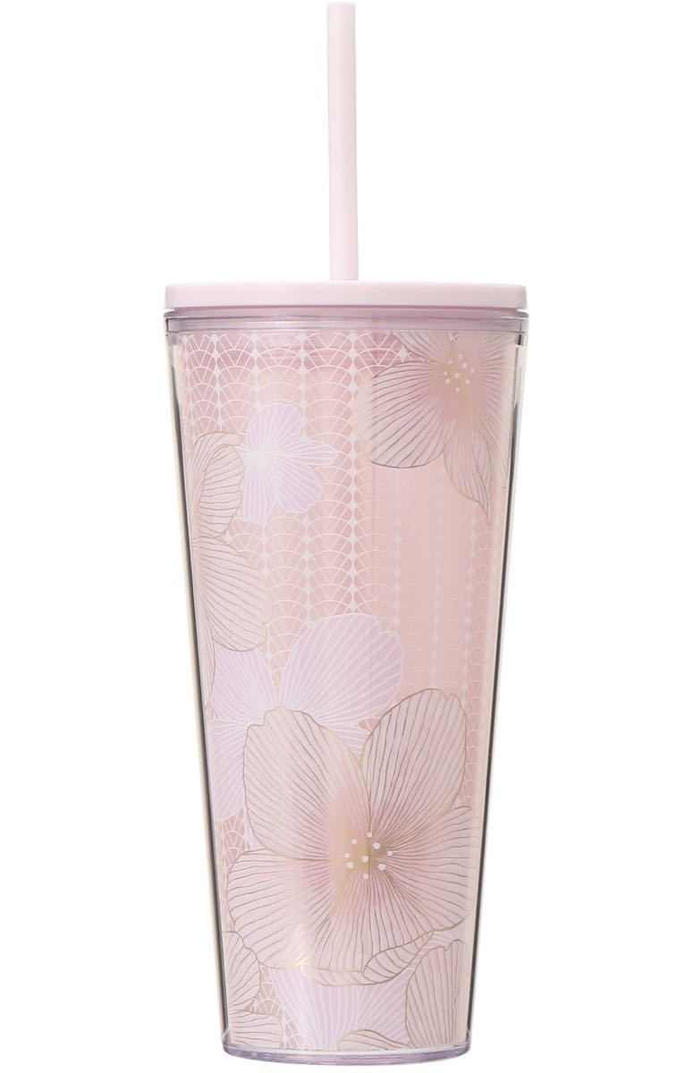 スターバックス スタバ 桜 コールドカップ タンブラー ソフトブロッサム 591ml マグソフト ブロッサムアイボリー 296ml