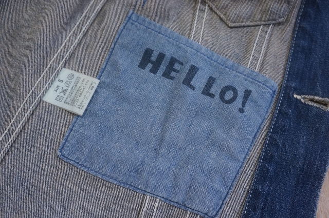 H903　即決　Levis　70505-0049 フェイデッドブルーリペアー ダメージ リペア加工 デニムジャケット 廃盤モデル ヴィンテージ Gジャン_画像6