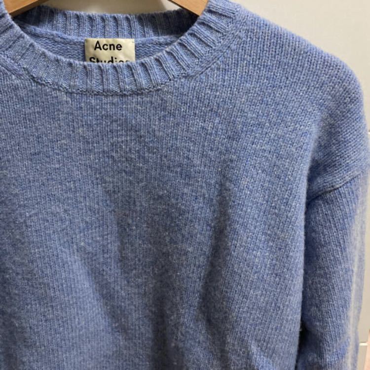 定価約4万円 Acne Studios アクネ ライトブルーニット S | bioimune.com.br