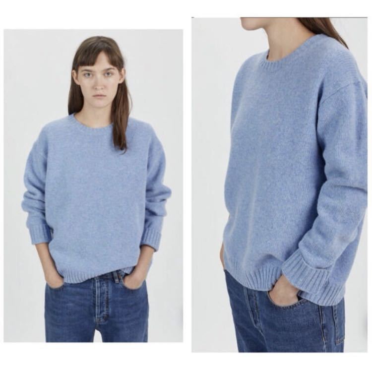 定価約4万円 Acne Studios アクネ ライトブルーニット S | www