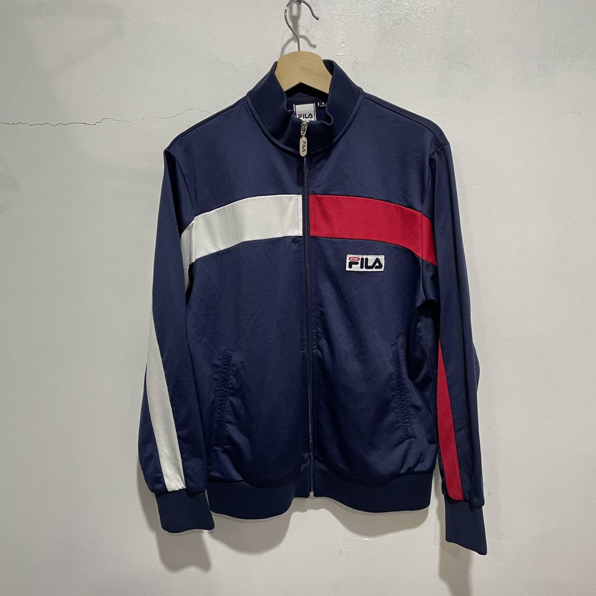 ☆送料無料☆FILA☆トラックジャージ☆ネイビー☆レッド☆ホワイト☆S☆L20☆c