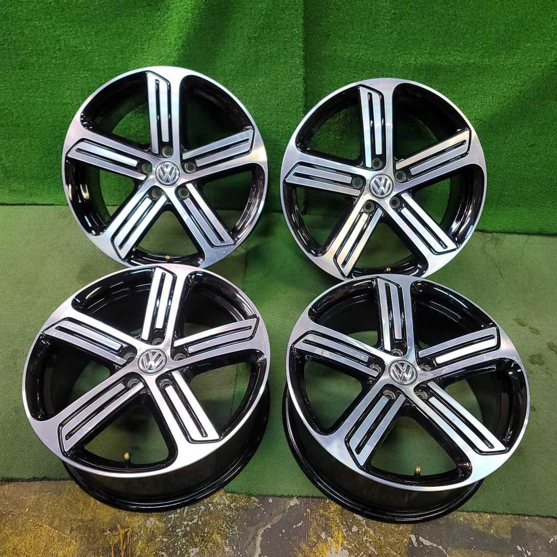 ★送料無料 VW純正 BORBET MED★7.5×18H2 OFF+49 PCD112-5H ハブ径;57mm 大きなガリ傷なく状態良い 4本 MADE IN GERMANY