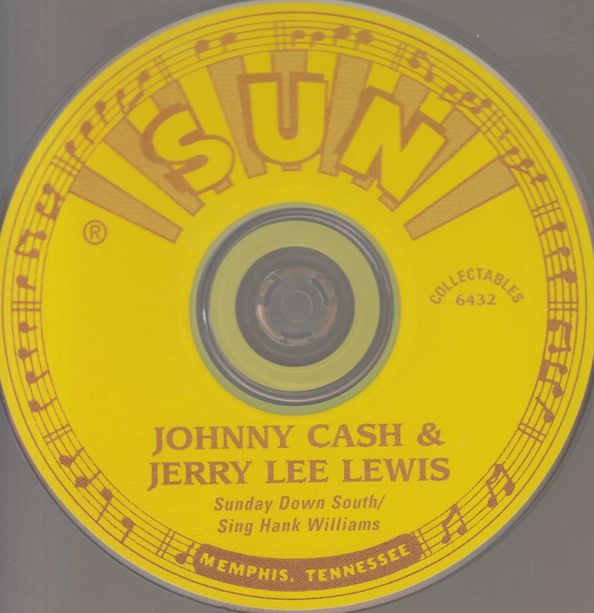 輸 Johnny Cash & Jerry Lee Lewis Sunday Down South / ...Sing Hank Williams◆規格番号■COL-6432◆送料無料■即決●交渉有_画像3