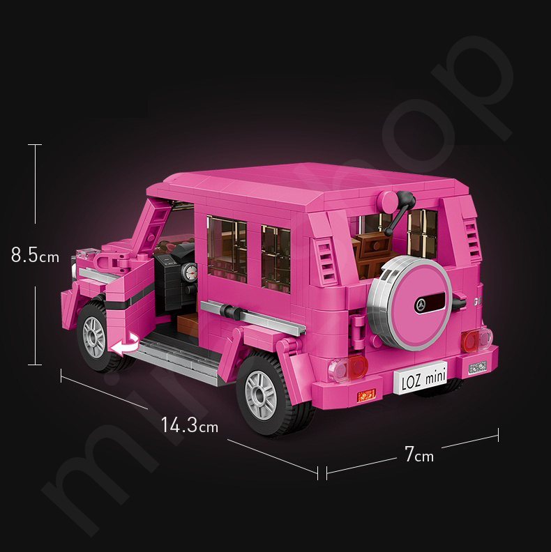 レゴ LEGO 互換 不可 LOZ ブロック 積木 SUVモデル 車 玩具 立派な 組立 手作り 親子交流 知育玩具_画像3