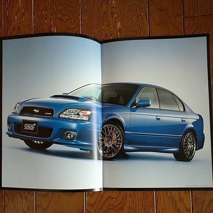 スバル レガシィ S401 STiバージョン 400台限定車 GH-BES 2002年10月発行 11ページ専用本カタログ スバルテクニカインターナショナル製_画像2