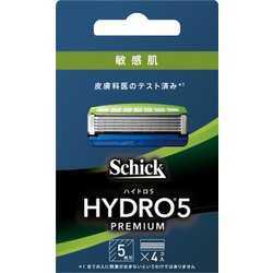 シック ハイドロ ハイドロ5プレミアム 敏感肌 替刃 4個入りカミソリ 髭剃り シック ハイドロ ハイドロ5プレミアム 敏感肌 替刃 4個入りカミソリ 髭剃り