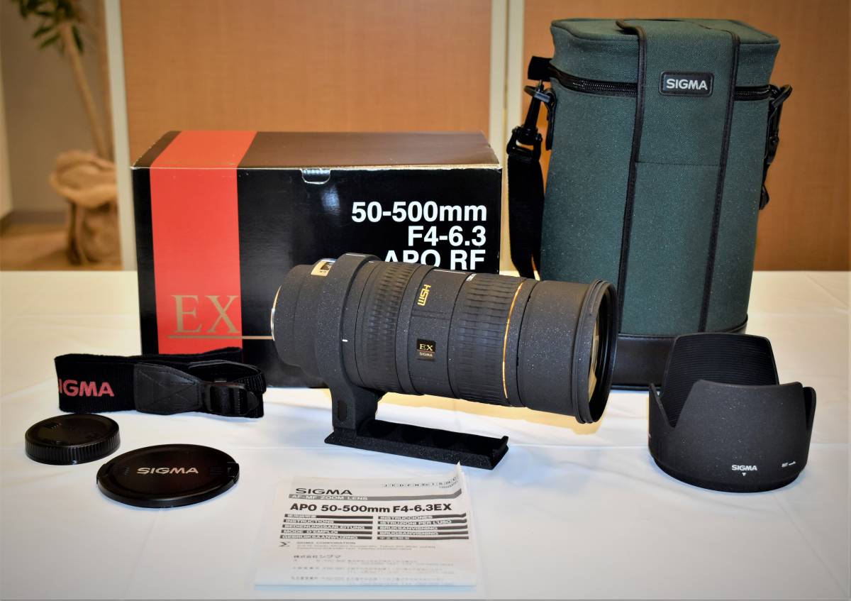SIGMA シグマ APO 500mm f/4.5 EX DG HSM キヤノン用 元箱付き www