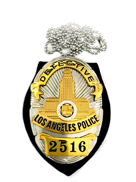 ポリスバッジ LAPD ロサンゼルス市警 ディテクティブ レプリカ 警察グッズ アメリカンポリス