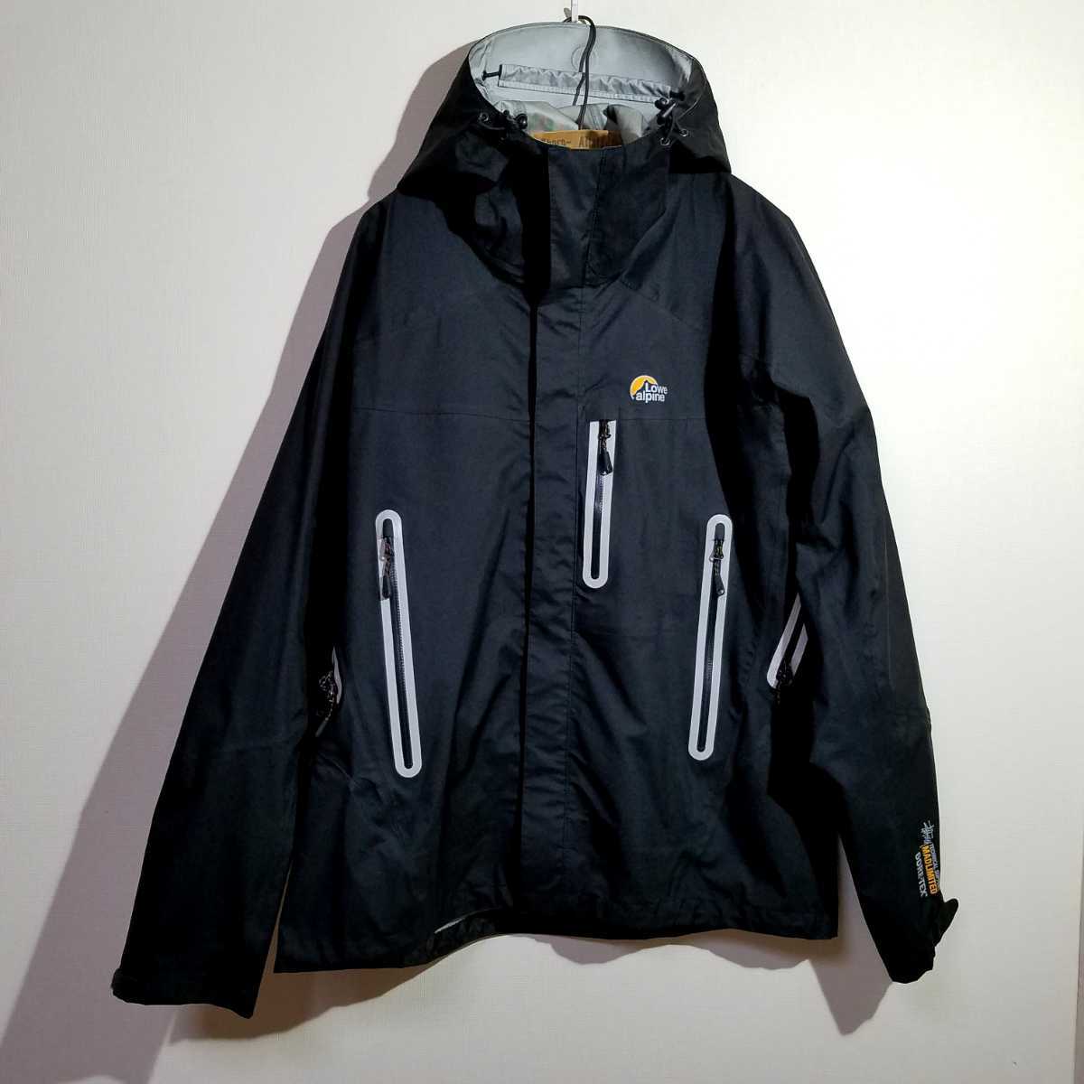 サイズXL / 希少な黒×黒》STUSSY × LOWE ALPINE ゴアテックス