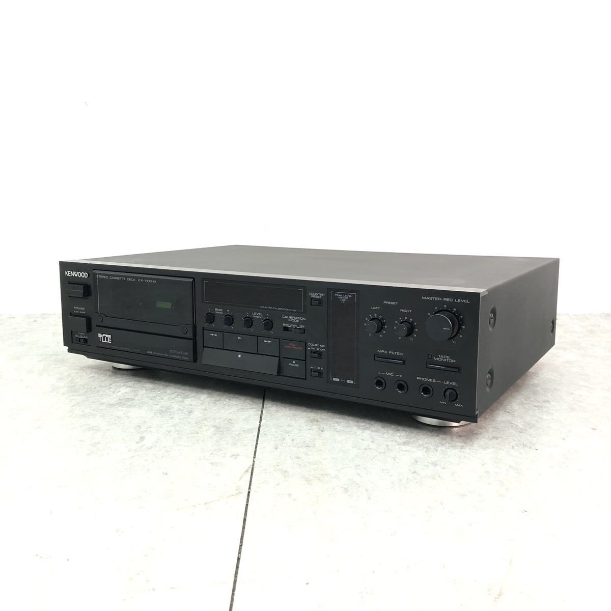 □KENWOOD KX-1100HX ステレオカセットデッキ ケンウッド カセット