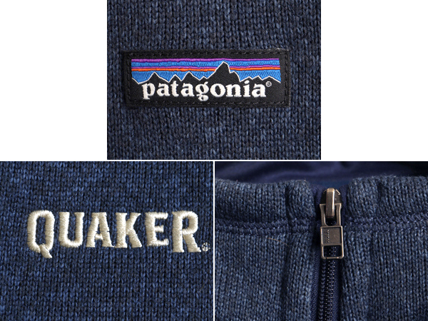 希少サイズ S ■ 16年製 Patagonia フルジップ ベターセーター フリース ジャケット ( レディース ) 古着 パタゴニア ジャンパー 企業物 紺_画像5