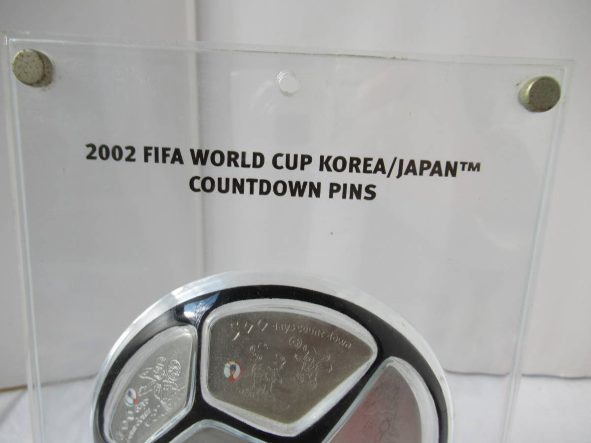2002 FIFA WORLD CUP KOROREA/JAPAN カウントダウンピンバッチ 朝日新聞_画像4