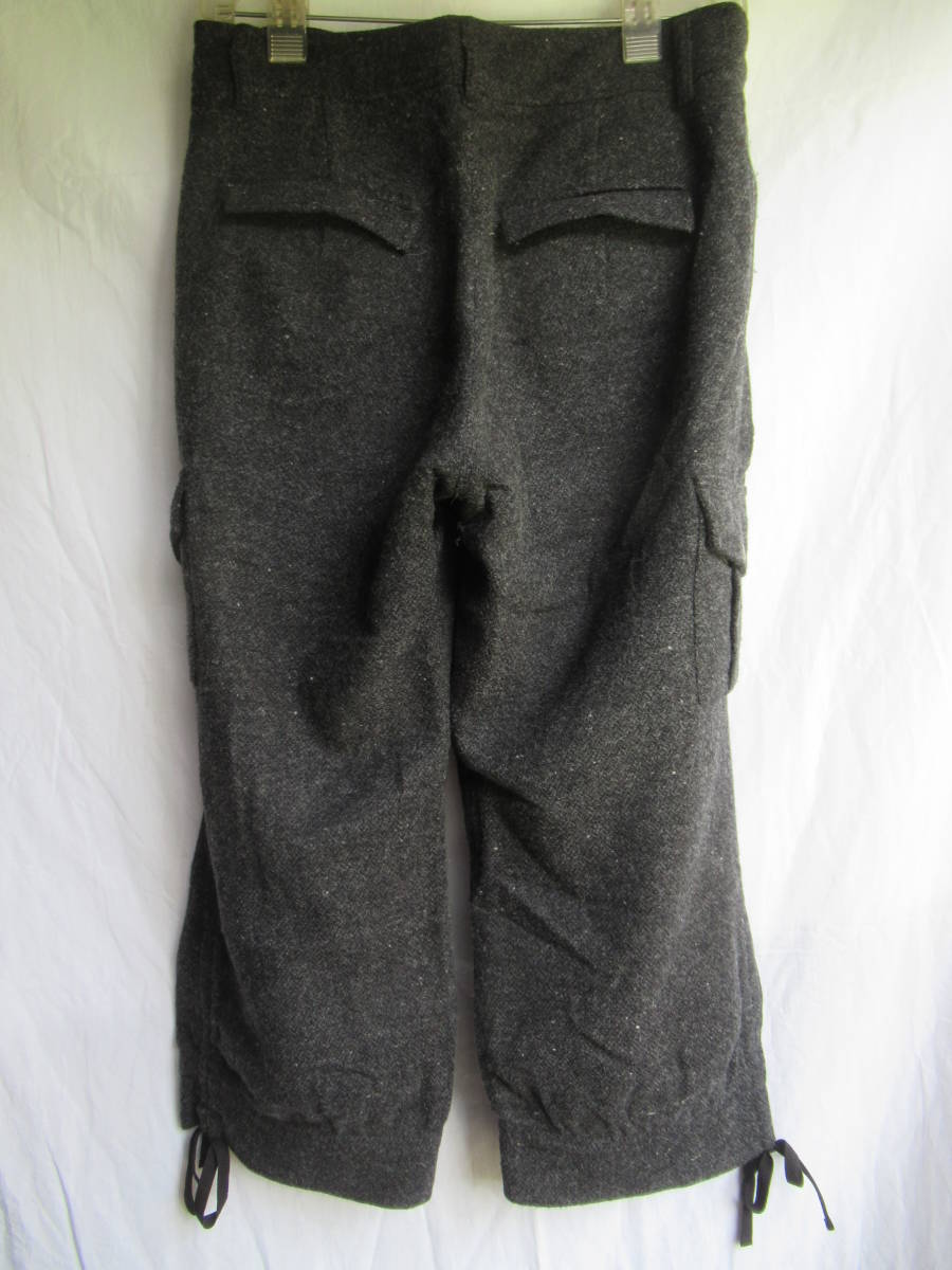  half edge height pants 15 EASTBOY East Boy wool 70% rayon 30% black series total lining W80cm length of the legs 57cm thick . very warm. 