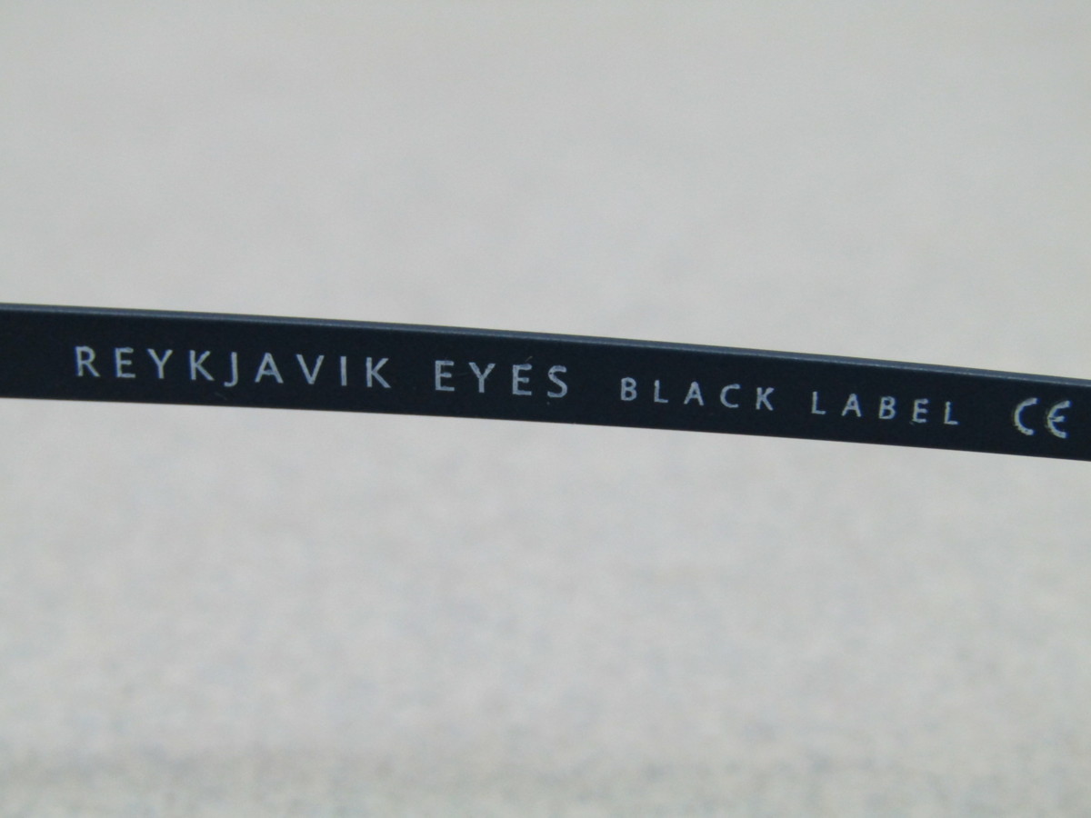 ★【未使用展示品】REYKJAVIK EYES メガネフレーム　BLACK LABEL 54口17　140_画像9