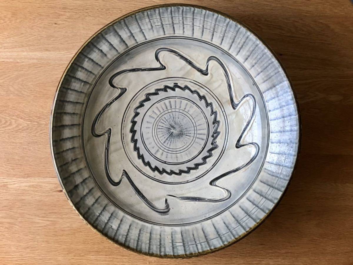 2022発売 坂本茂木 尺三寸大皿 直径約37.5cm 小鹿田 民藝 デッド