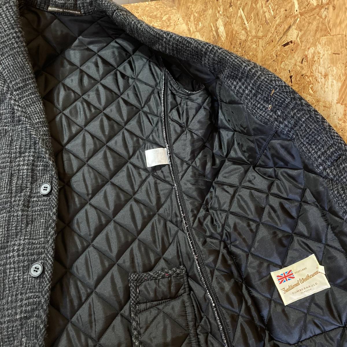 Traditional Weatherwear ASTON LDS ウール キルティング ジャケット 36 Mackintosh トラディショナル ウェザーウェア_画像4