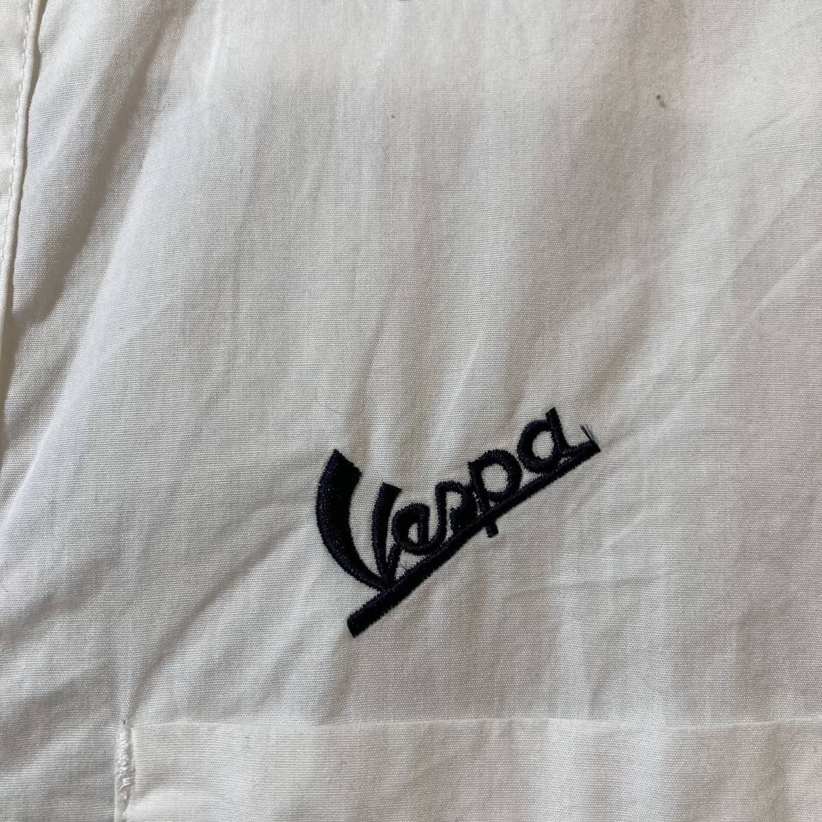 adidas vespa 7分袖 シャツ S コラボ 別注 限定 ベスパの画像3
