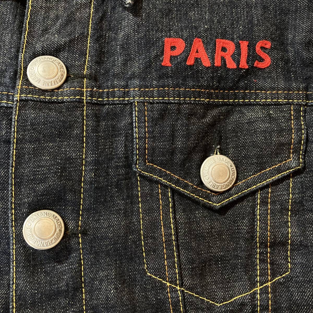 EVISU PARIS デニム ジャケット No.1749 40 エヴィス トラ柄 | www