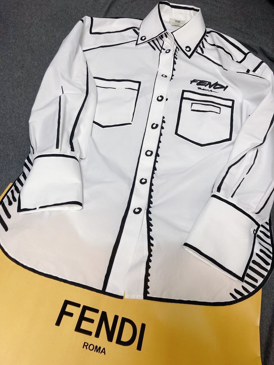 ハナレイ様専用!FENDI ジョシュア ヴィーダス コットン シャツ【入手