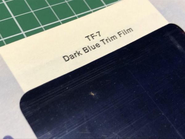 未使用 スーパースケール/SSI TF-7 ダークブルー トリムフィルム Trim Film プラモデル デカール_画像2
