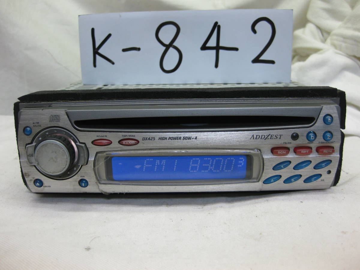 K-842 ADDZEST Addzest DX425 PA-2500A 1D size CD deck breakdown goods 