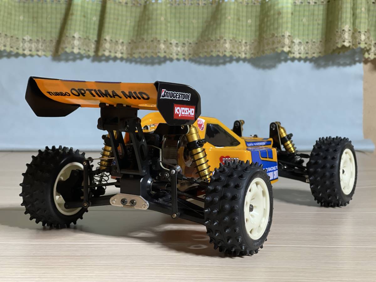 京商 RC 1/10 KYOSHO 当時物 シャーシターボオプティマミッド 京商 RC 1/10 KYOSHO 当時物 シャーシターボオプティマミッド