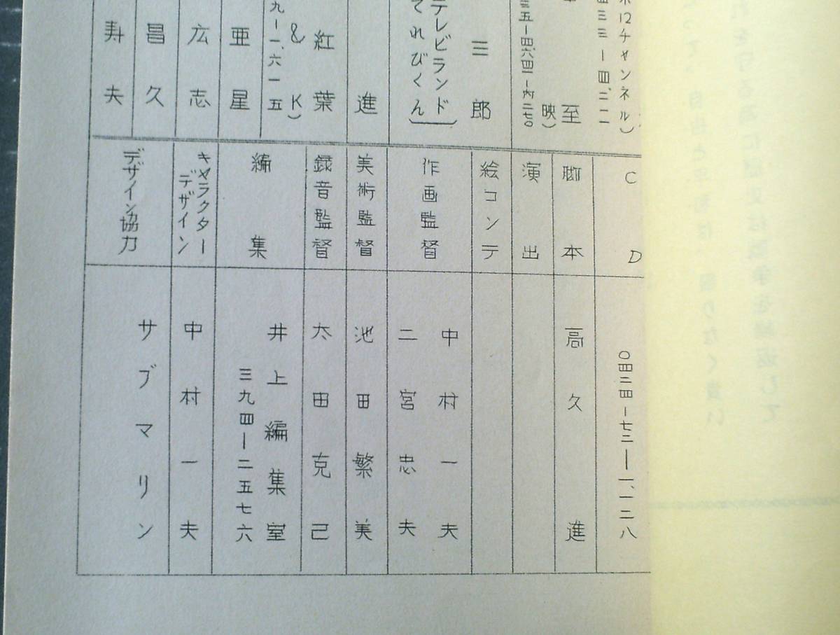アニメ台本 百獣王ゴライオン 割引発見 第6話 青獅子の勇者死す 高久進 東映 東京12チャンネル 脚本 昭和56年 シナリオ アニメ台本 百獣王ゴライオン 割引発見 第6話 青獅子の勇者死す 高久進 東映 東京12チャンネル 脚本 昭和56年 シナリオ
