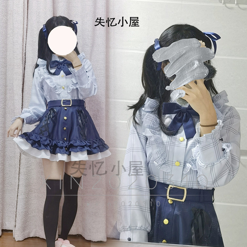 修正版 実物撮影 アイドルマスター シャイニーカラーズ 黛冬優子 日常服 コスプレ衣装 風(ウィッグ 靴別売り)