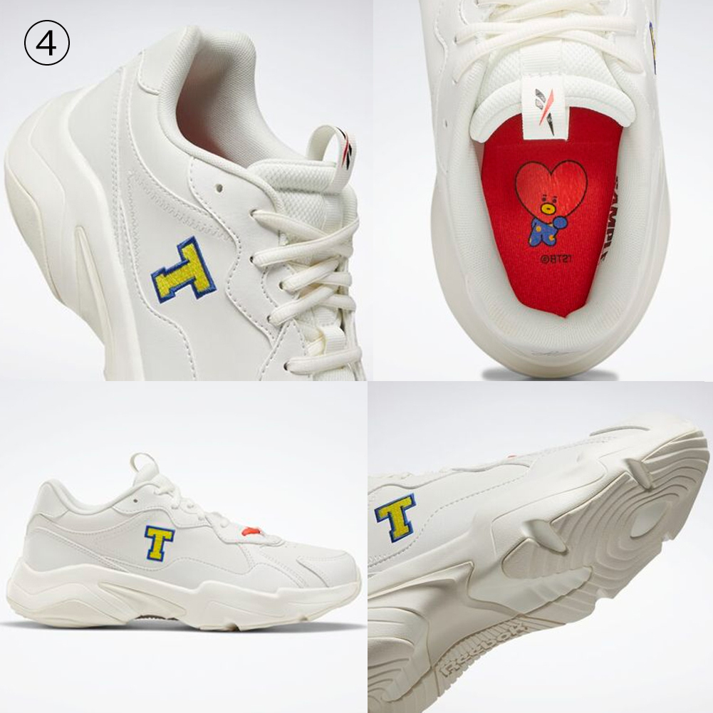 Yahoo!オークション - 24.5cm ☆ Reebok x BTS BT21 Ro...