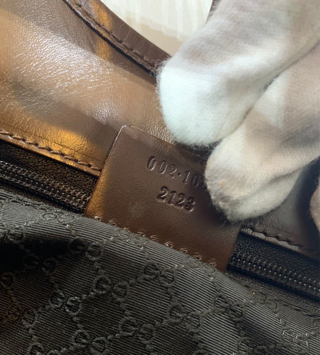 定番から日本未入荷GUCCI ジャッキー ハンドバッグ シェリーライン