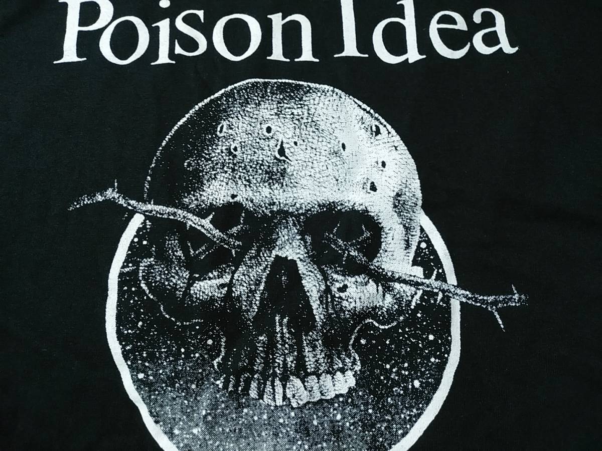 POISON IDEA 長袖 Ｔシャツ 黒L / circle jerks minor threat fugazi bad brains black flag nagative approach_画像2