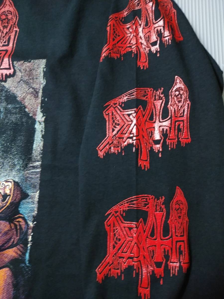 DEATH 長袖 Tシャツ Scream Bloody Gore 黒L ロンT デス / slayer sodom possessed venom bathory morbid angel master_画像4