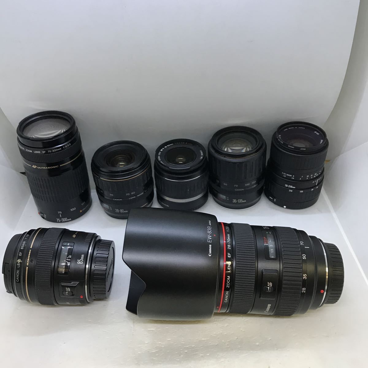 Canon EF 28-70mm F2.8 L USM など Lens 7本 ジャンク mykitchenwitch.com