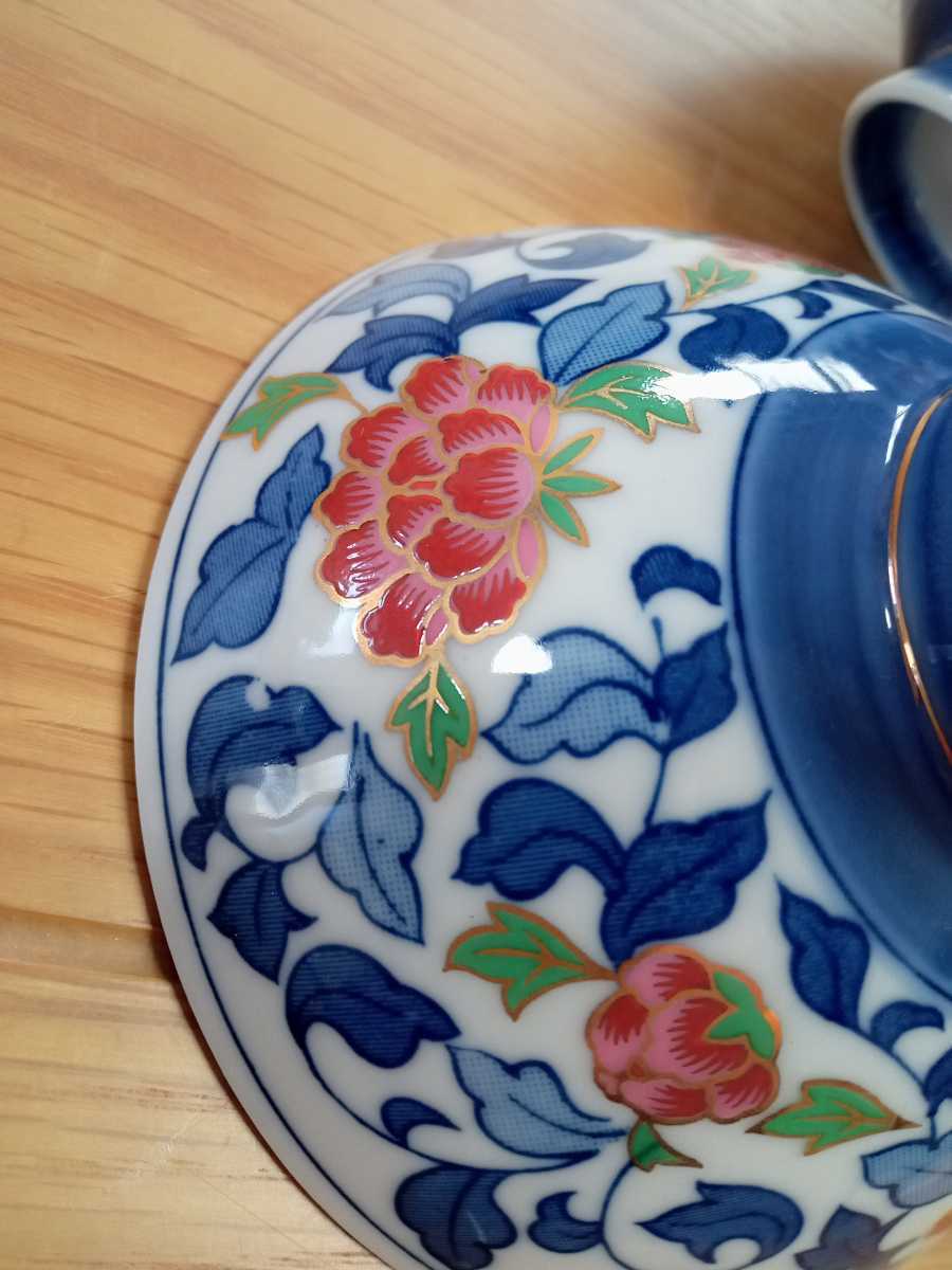 昭和レトロ　ご飯茶碗 錦牡丹　2個_画像5