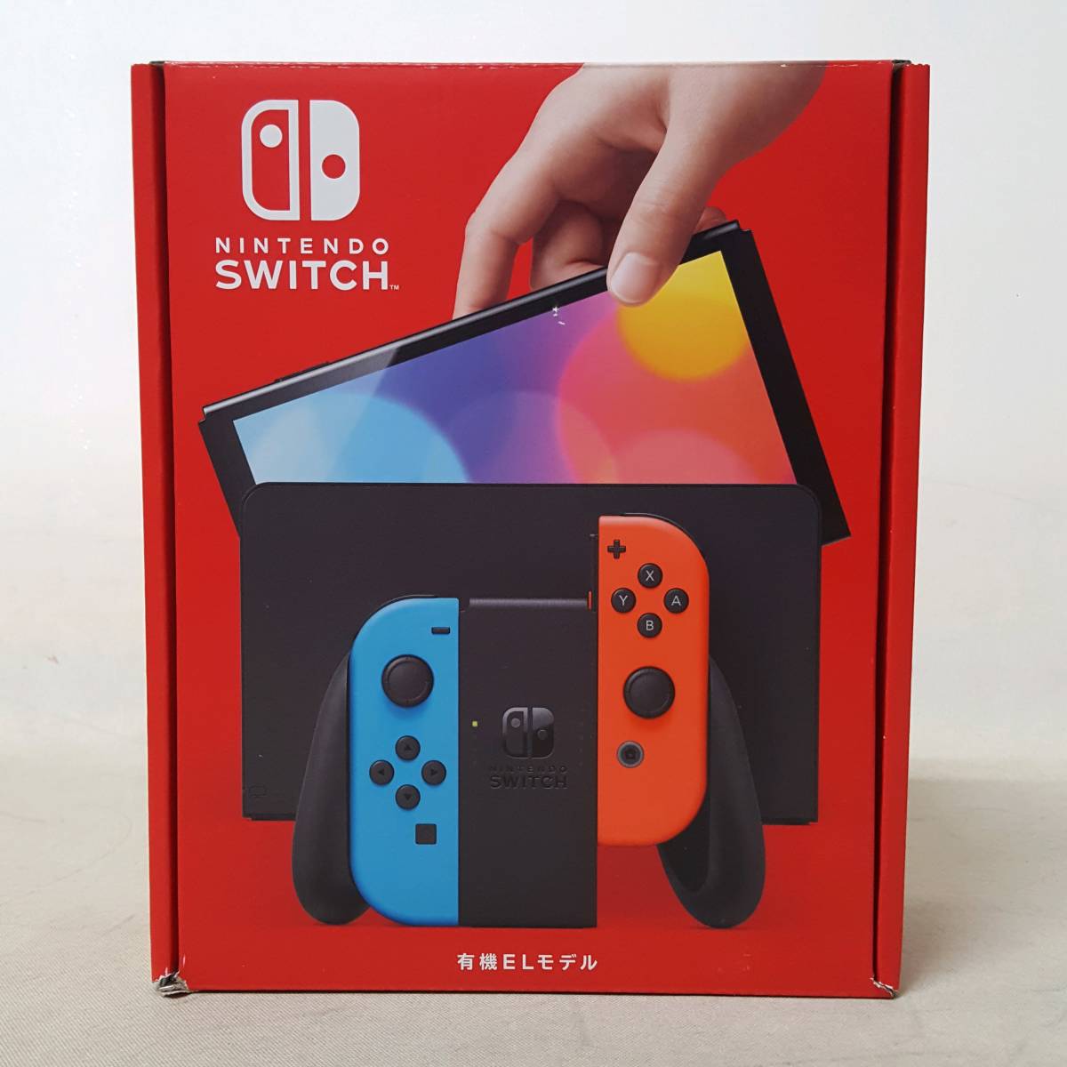 未使用】Nintendo Switch 任天堂スイッチ 有機EL ネオンカラー