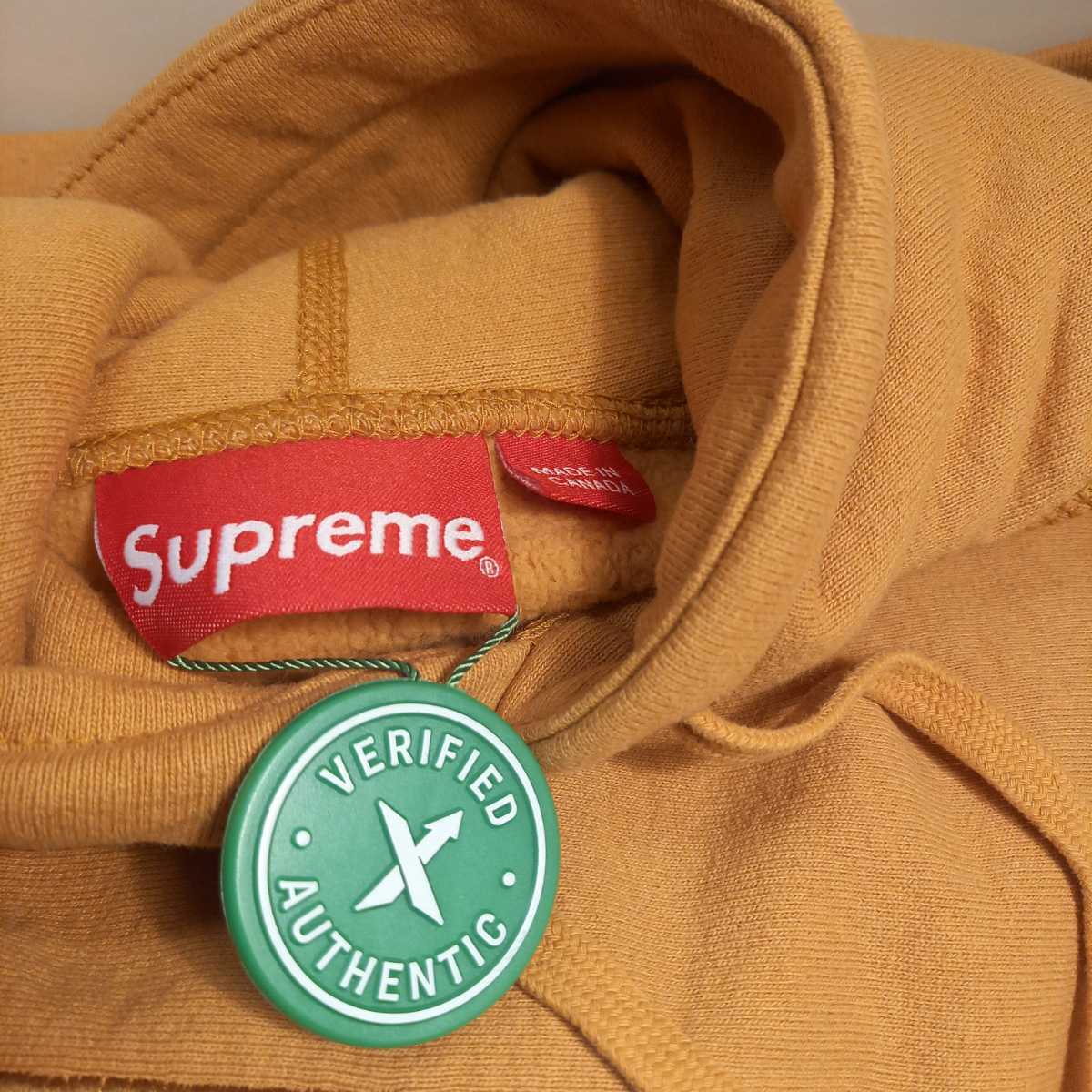 Supreme Box Logo Hooded Sweatshirt Light Mustard Supreme Box Logo Hooded Sweatshirt Light Mustard