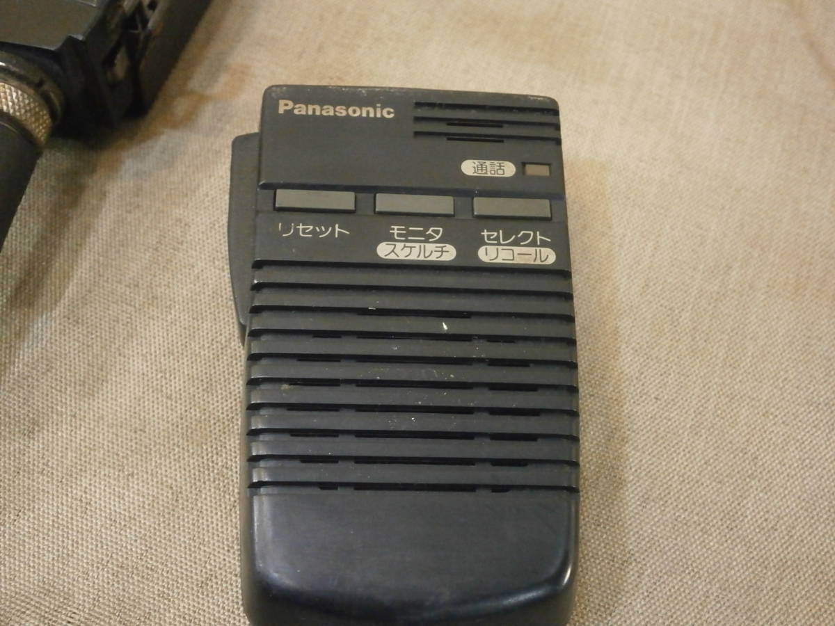 【中古・通電確認のみ】Panasonic　PQ-13　パーソナルトランシーバー マイク（PQ-M1102）付属　車載ブラケット付　②_画像5