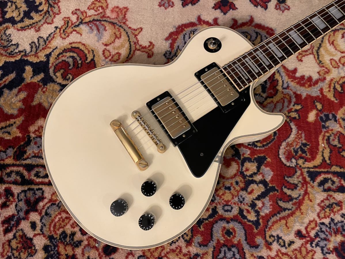 希少品 BUROZE LesPaul Custom White ブローズ レスポール 希少品 BUROZE LesPaul Custom White ブローズ レスポール