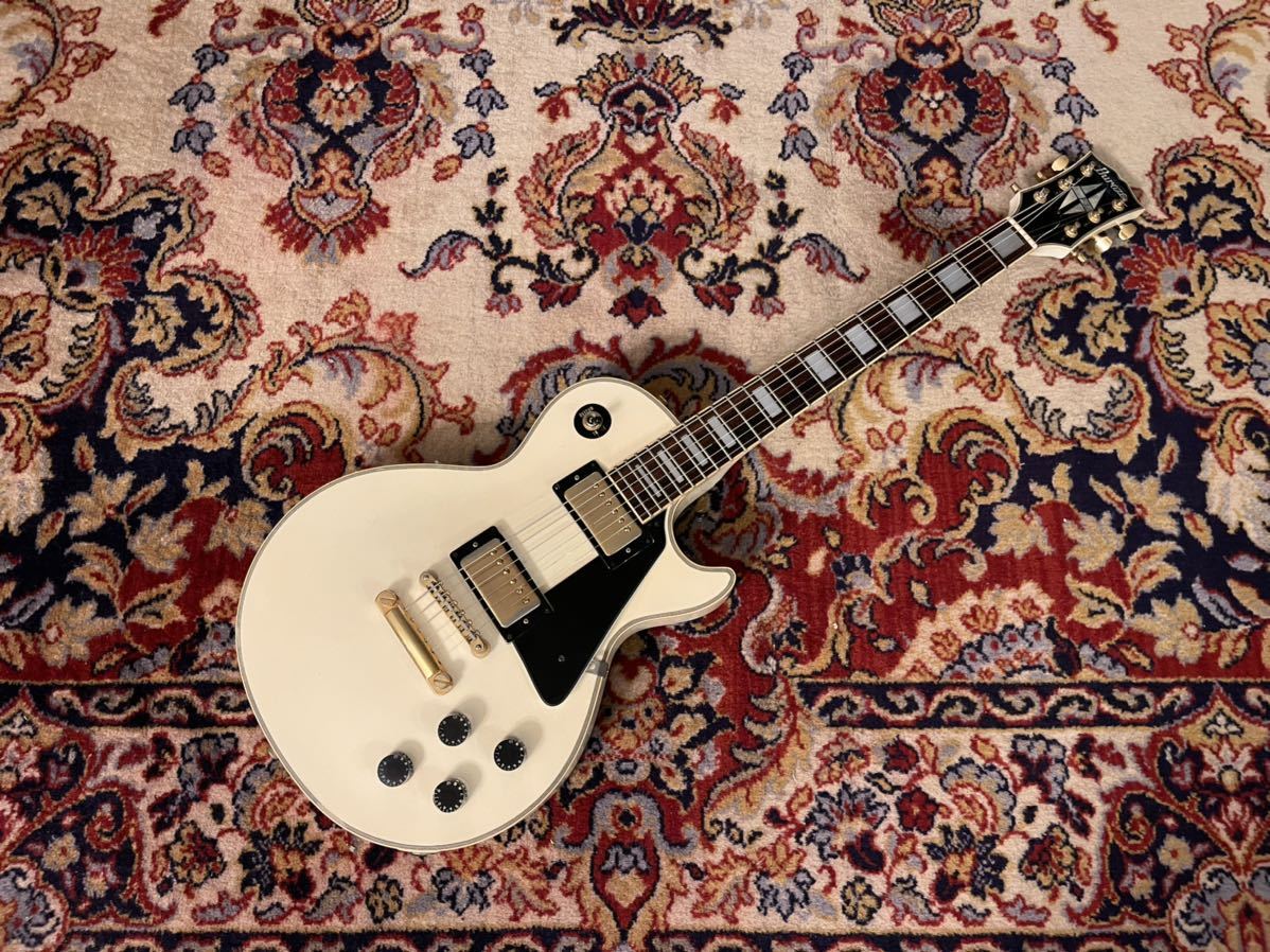 希少品 BUROZE LesPaul Custom White ブローズ レスポール 希少品 BUROZE LesPaul Custom White ブローズ レスポール